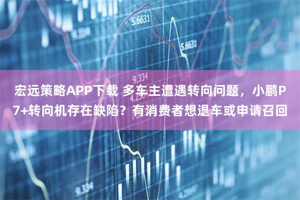 宏远策略APP下载 多车主遭遇转向问题，小鹏P7+转向机存在缺陷？有消费者想退车或申请召回